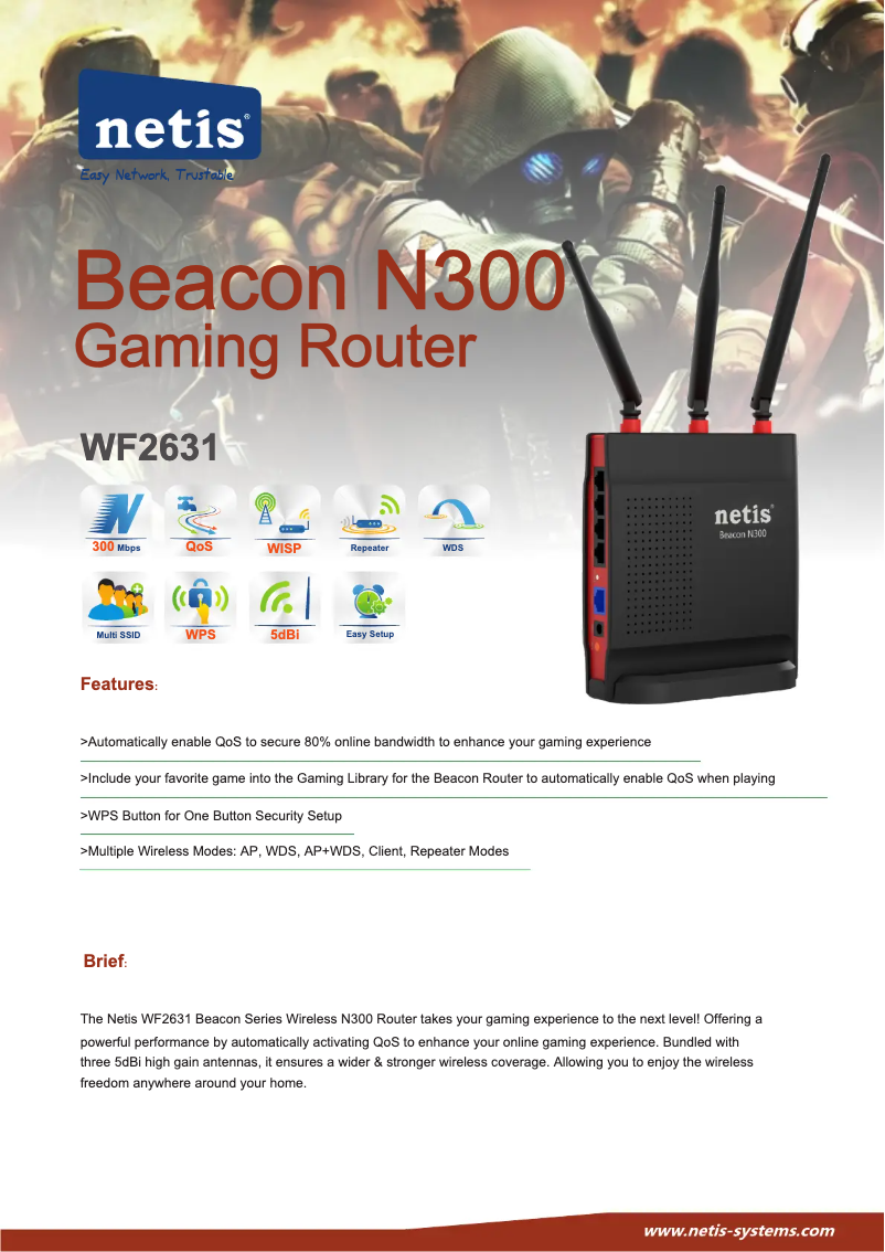 Image de la première page du manuel de l'appareil WF2631