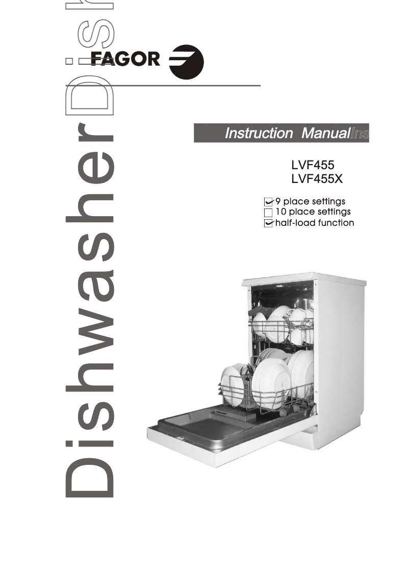 Page 1 de la notice Manuel utilisateur Fagor LVF455X