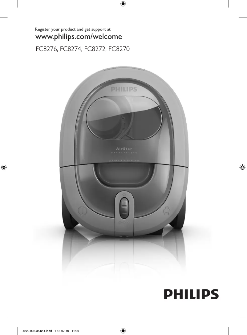 Página 1 del manual Manual de usuario Philips AirStar FC8276