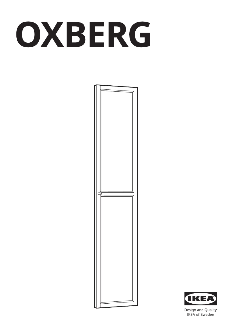 Image de la première page du manuel de l'appareil OXBERG 205.282.46