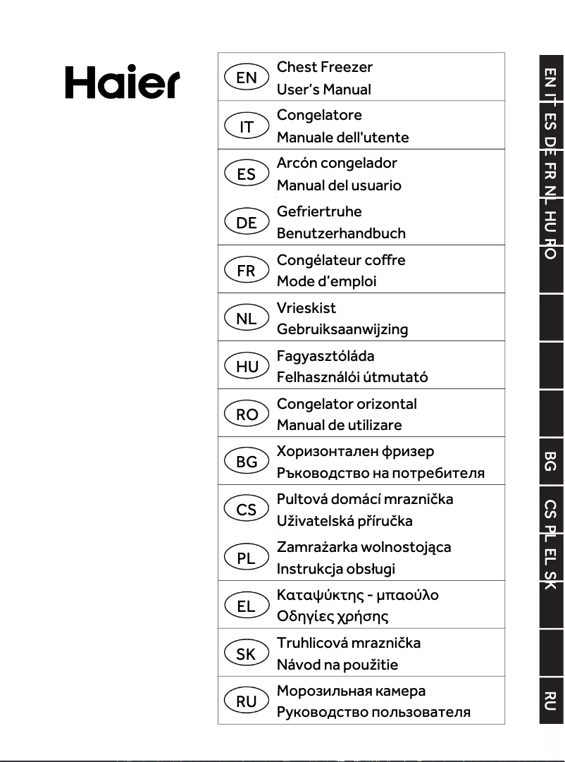 Page 1 de la notice Mode d'emploi Haier HCE420EK