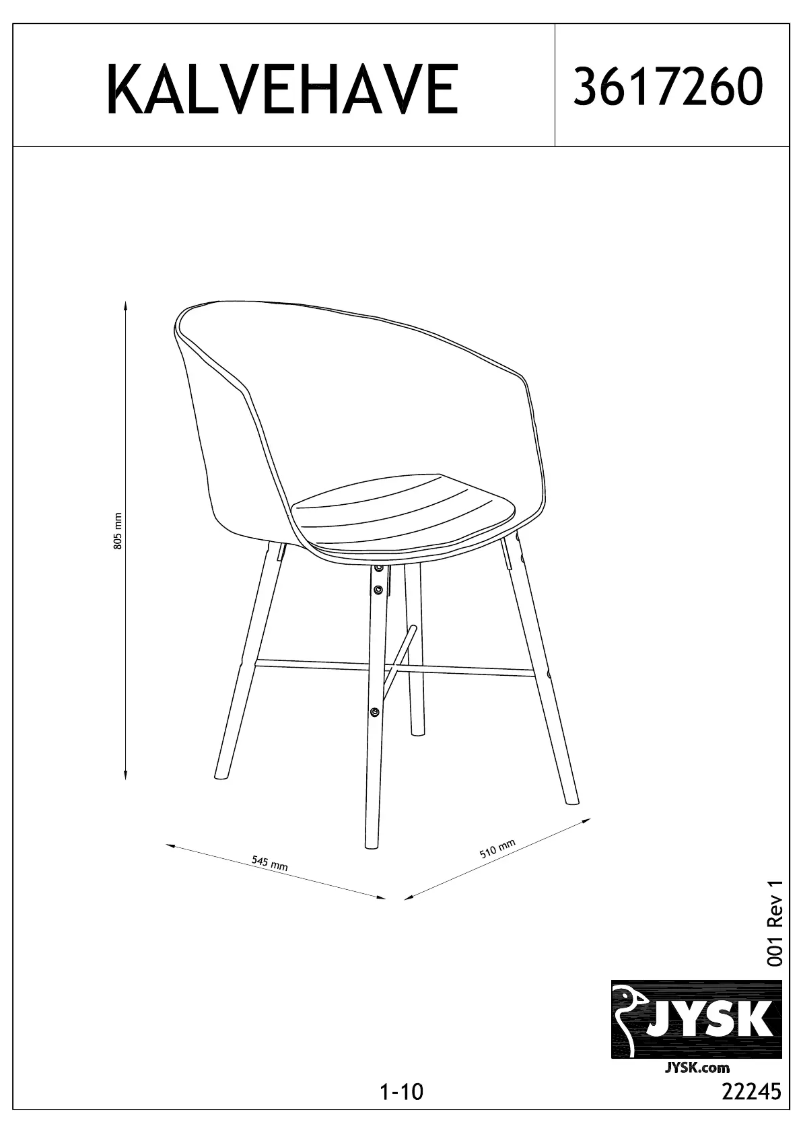 Image de la première page du manuel de l'appareil Kalvehave