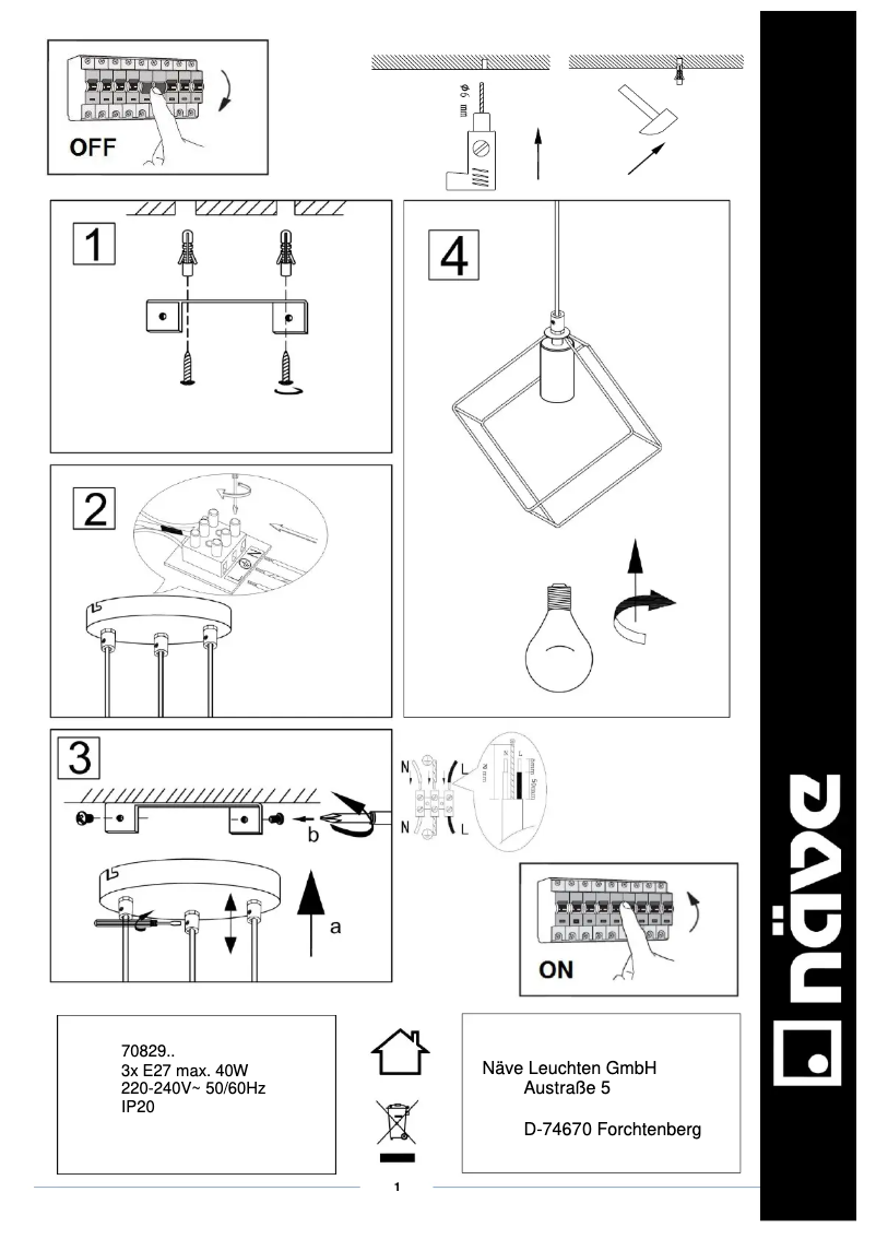 Image de la première page du manuel de l'appareil Canto