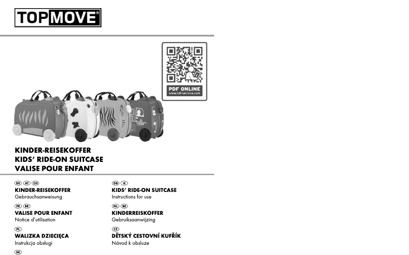 Page n°1 - Manuel utilisateur Topmove IAN 314637