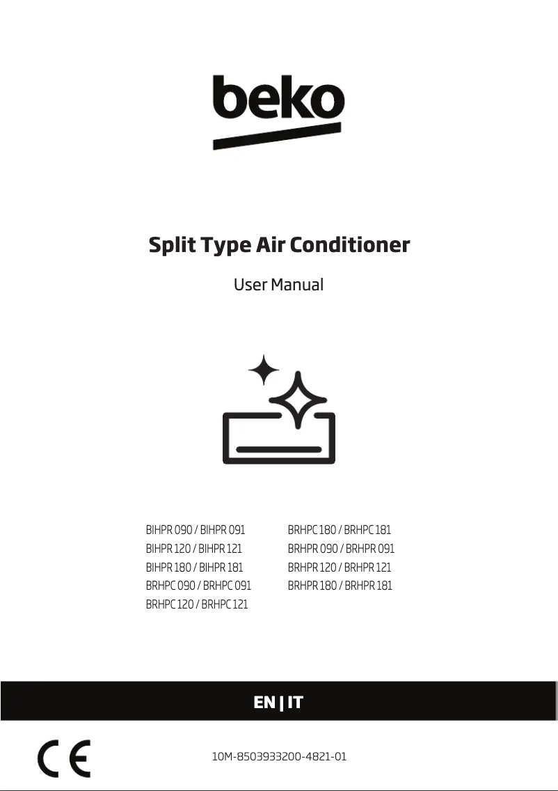 Page n°1 - Manuel utilisateur Beko BRHPR 090 / BRHPR 091