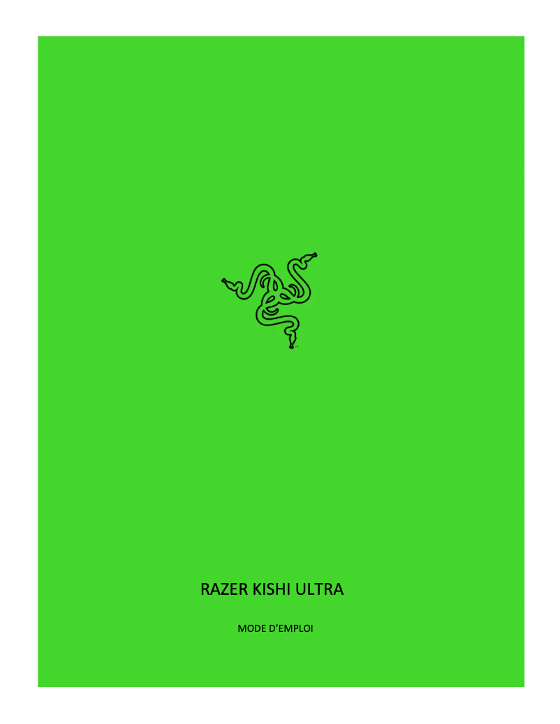 Página 1 del manual Manual de usuario Razer Kishi Ultra