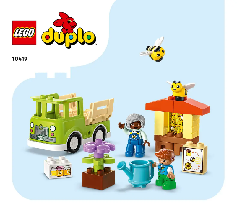 Page 1 of the manual Visual Instructions Lego Duplo 10419
