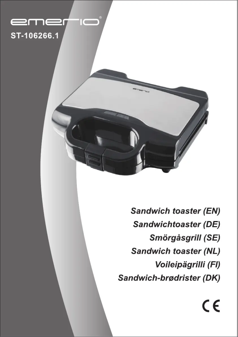 Page 1 de la notice Manuel utilisateur Emerio ST-106266