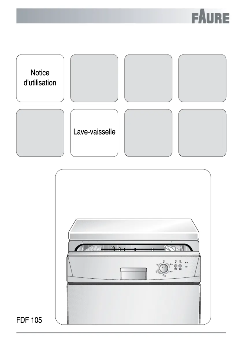 Page 1 de la notice Manuel utilisateur Faure FDF105