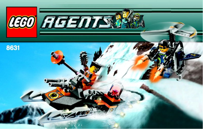 Page n°1 - Manuel utilisateur Lego Agents 8631