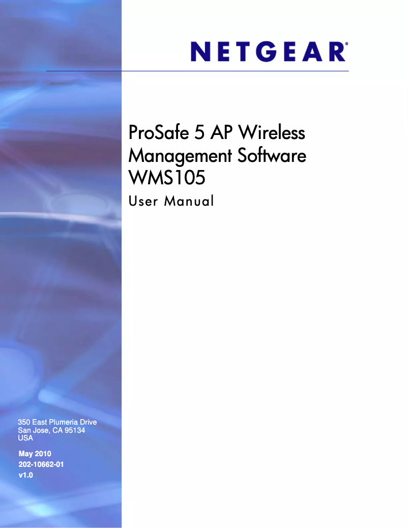 Page n°1 - Manuel utilisateur Netgear ProSafe WMS105
