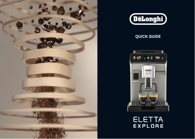 Page n°1 - Guide de démarrage rapide DeLonghi Eletta Explore ECAM450.86.S