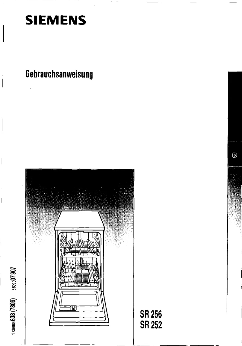 Page n°1 - Manuel utilisateur Siemens SR25226