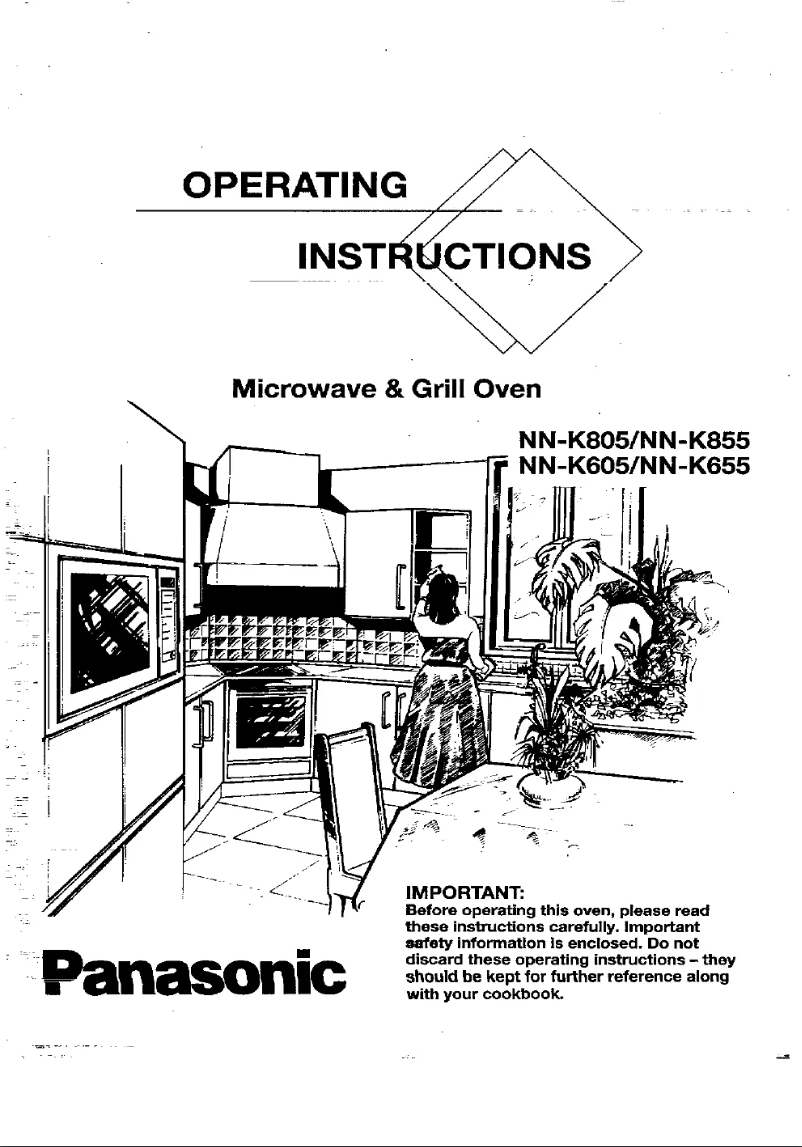 Page n°1 - Manuel utilisateur Panasonic NN-K655