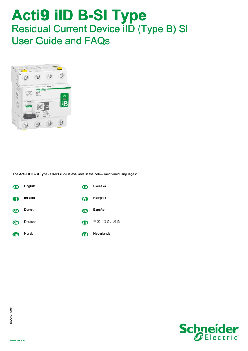 Image de la première page du manuel de l'appareil VW3A7751
