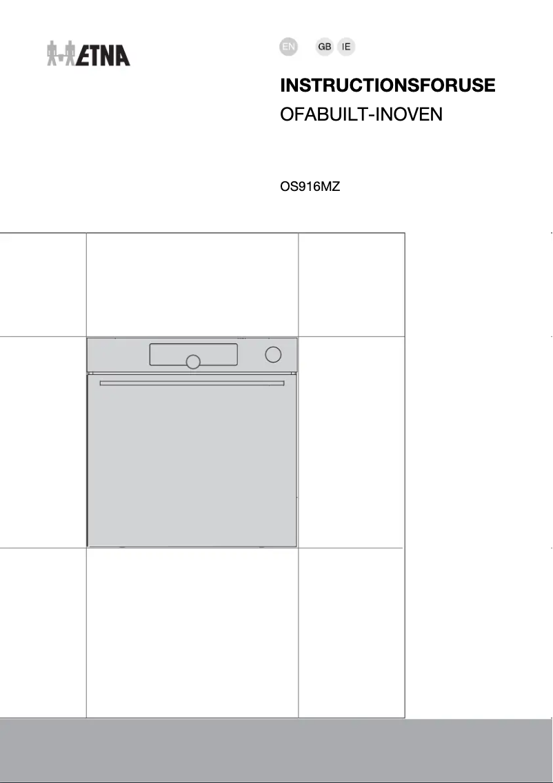 Page 1 de la notice Manuel utilisateur Etna OS916MZ