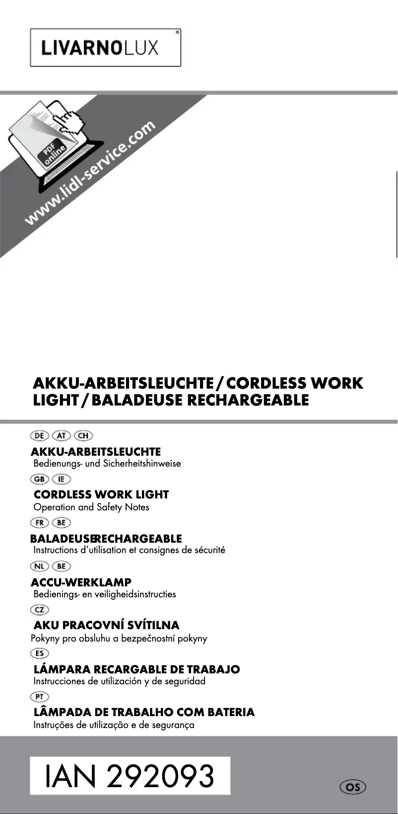 Image de la première page du manuel de l'appareil HG01712A