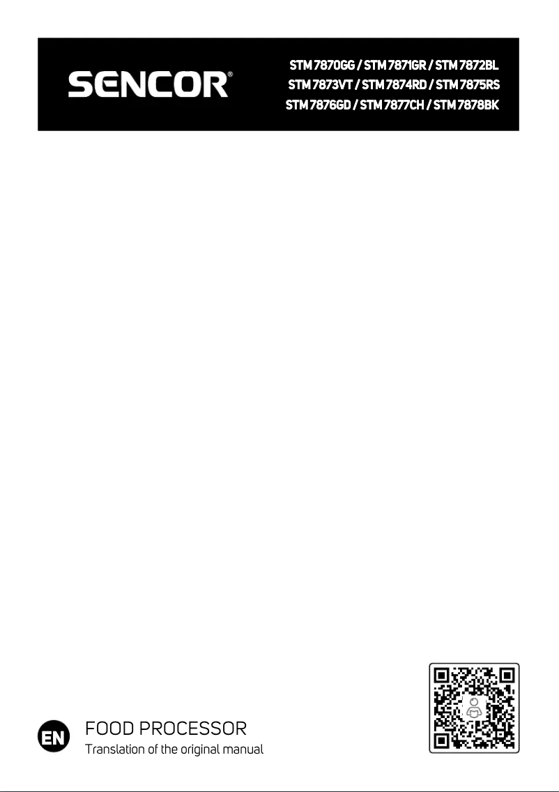 Image de la première page du manuel de l'appareil STM 7877CH