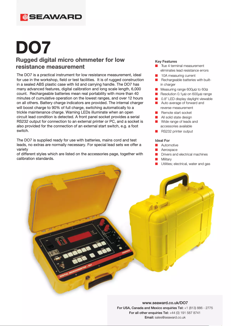 Page n°1 - Fiche technique Cropico DO7