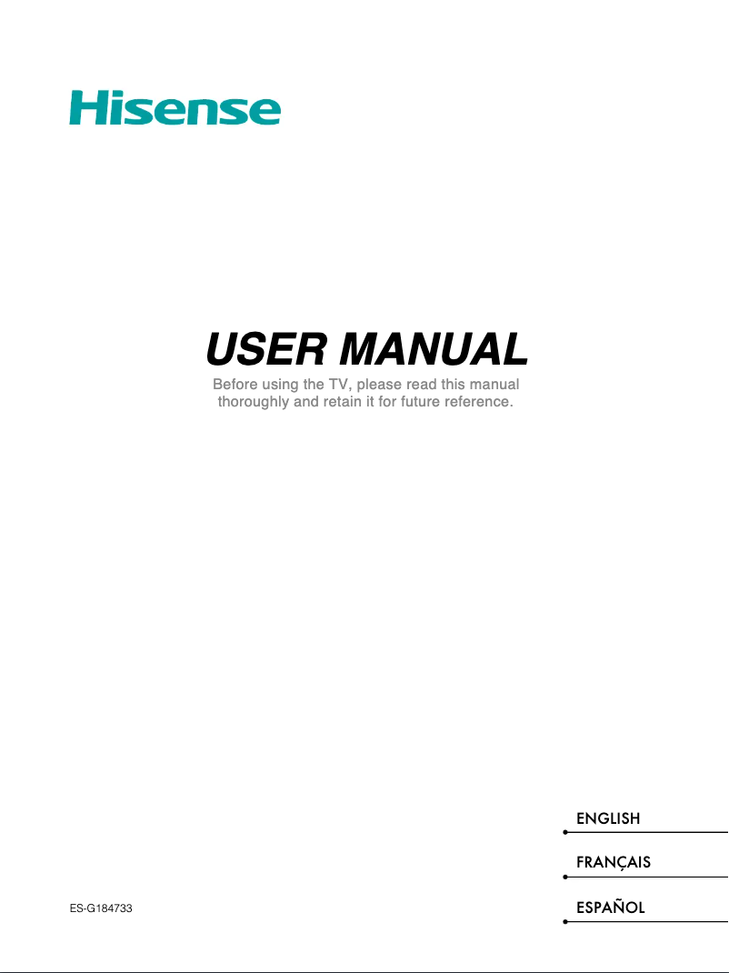 Image de la première page du manuel de l'appareil 55H8F