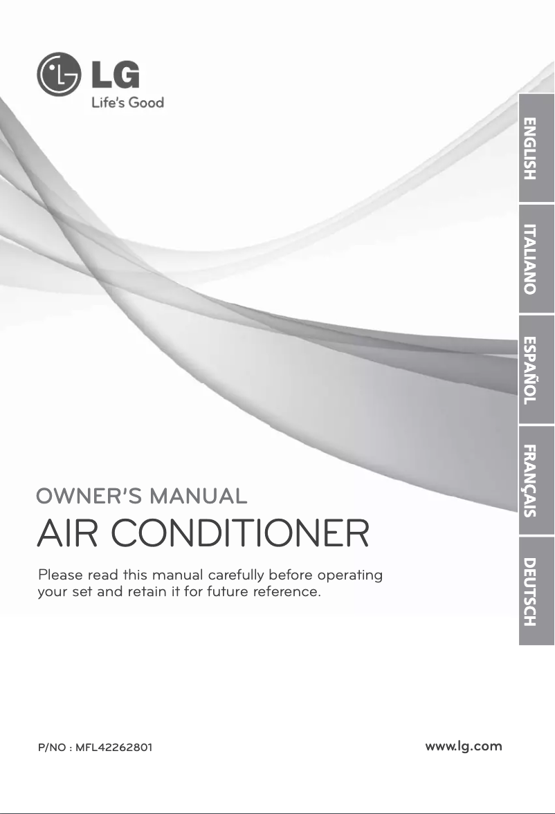 Page n°1 - Manuel utilisateur LG A09AWV