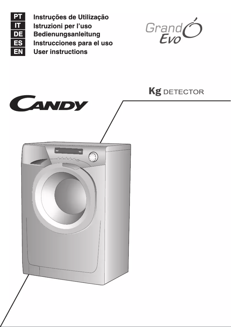 Page n°1 - Manuel utilisateur Candy EVO 1283D3-S