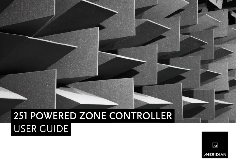 Página 1 del manual Manual de usuario Meridian 251