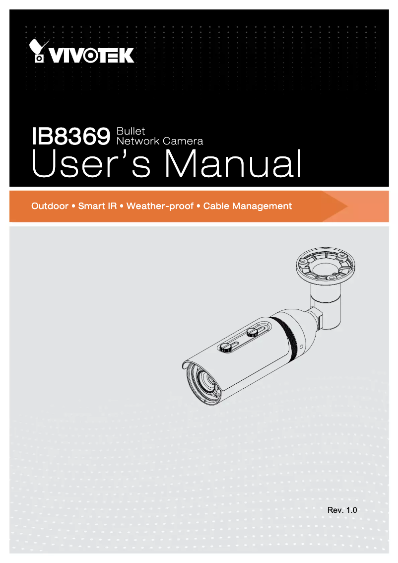 Image de la première page du manuel de l'appareil IB8369