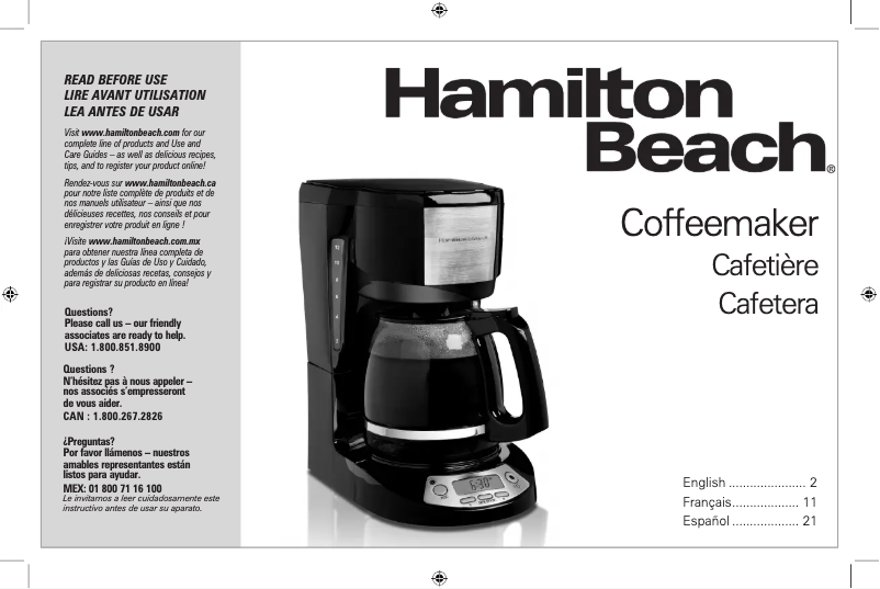 Imagen de la primera página del manual del dispositivo Programmable Clock 49615