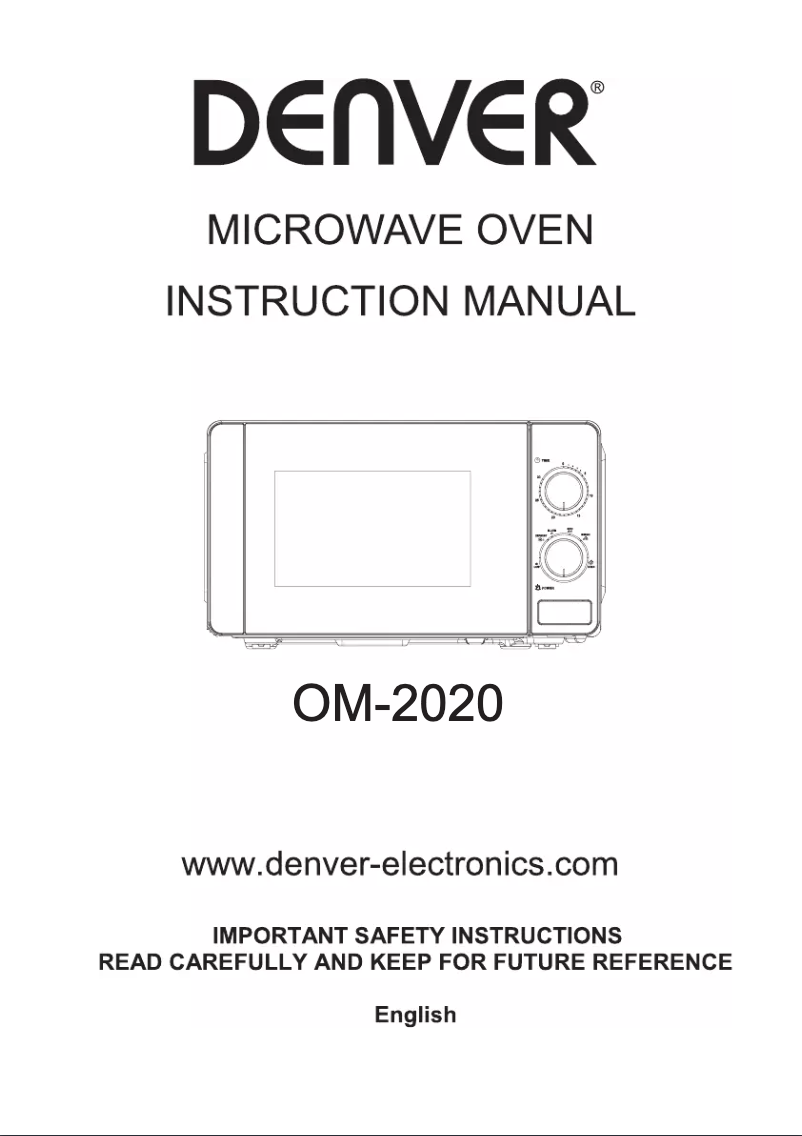 Página 1 del manual Manual de usuario Denver OM-2020