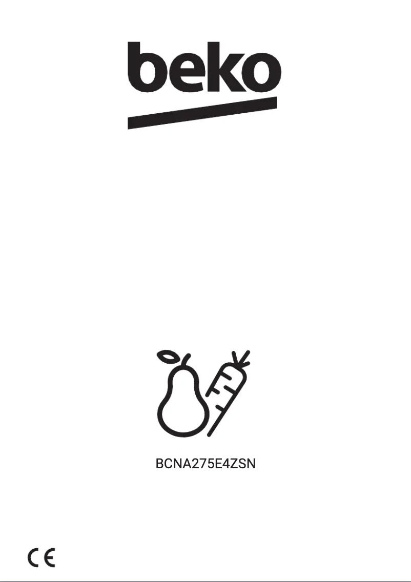 Image de la première page du manuel de l'appareil BCNA275E4ZSN