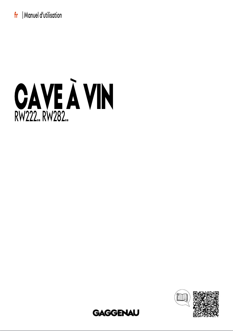 Página 1 del manual Ficha técnica Gaggenau RW222263