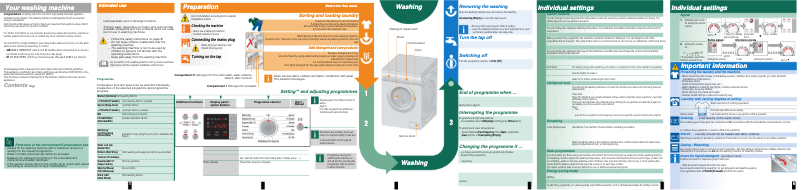 Page 1 de la notice Manuel utilisateur Bosch WAQ28492SN