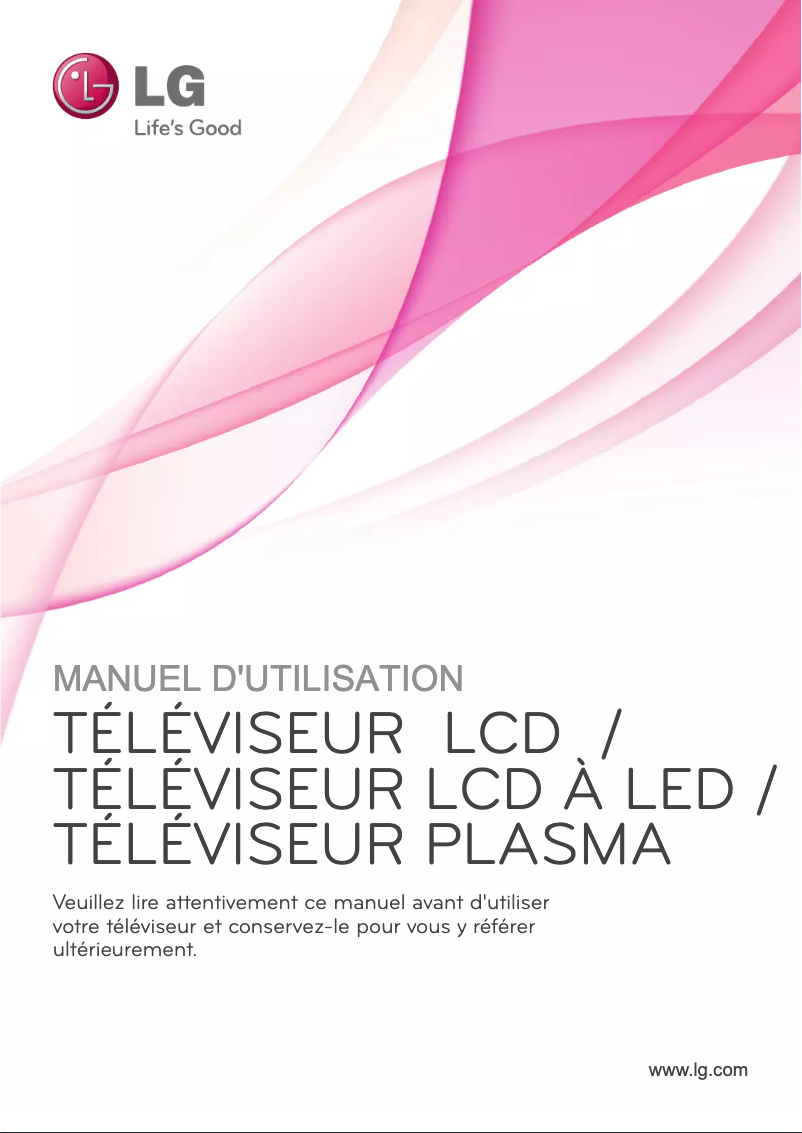 Page n°1 - Manuel utilisateur LG 26LK330U