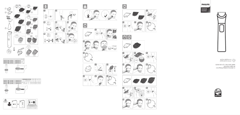 Page 1 of the manual User Manual Philips MG9553