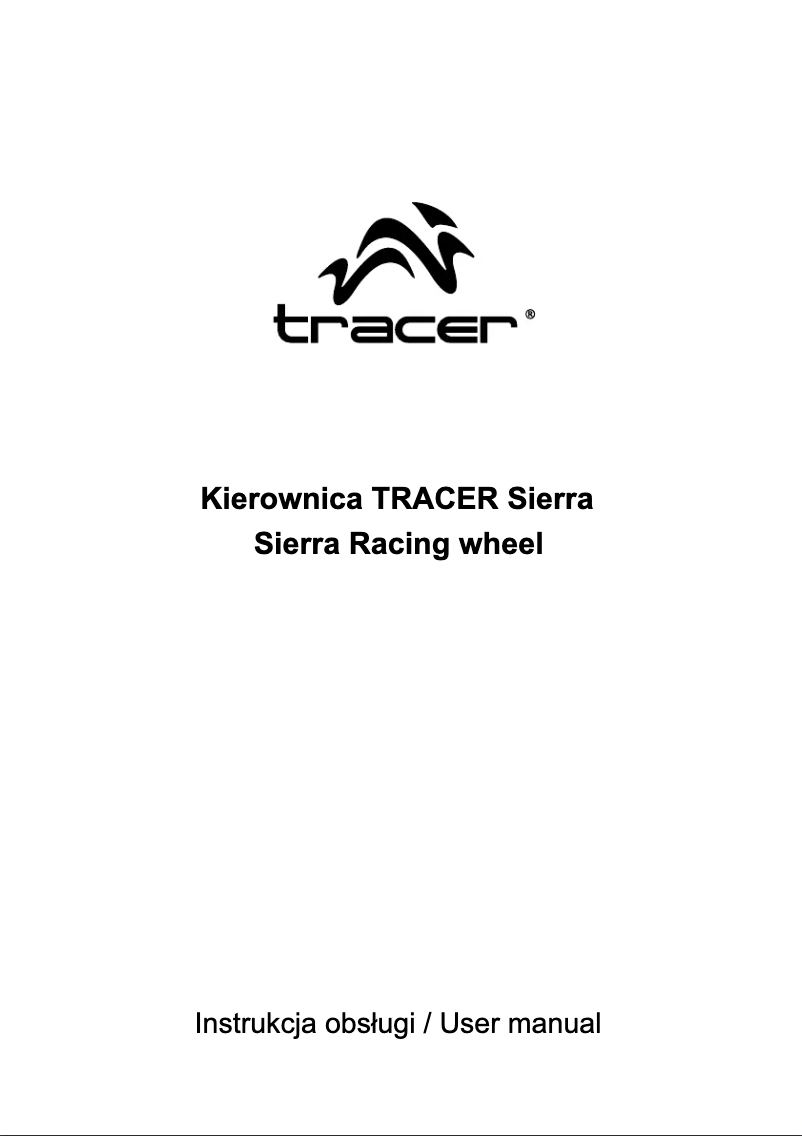 Página 1 del manual Manual de usuario Tracer Sierra