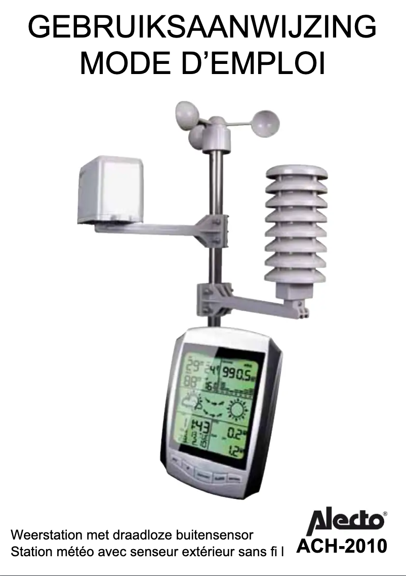 Image de la première page du manuel de l'appareil ACH-2010