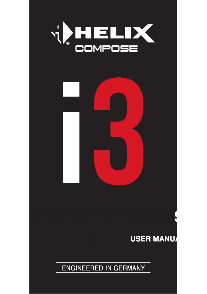 Página 1 del manual Manual de usuario Helix Compose Ci3 C165.2FM-S3