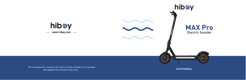 Imagen de la primera página del manual del dispositivo MAX Pro