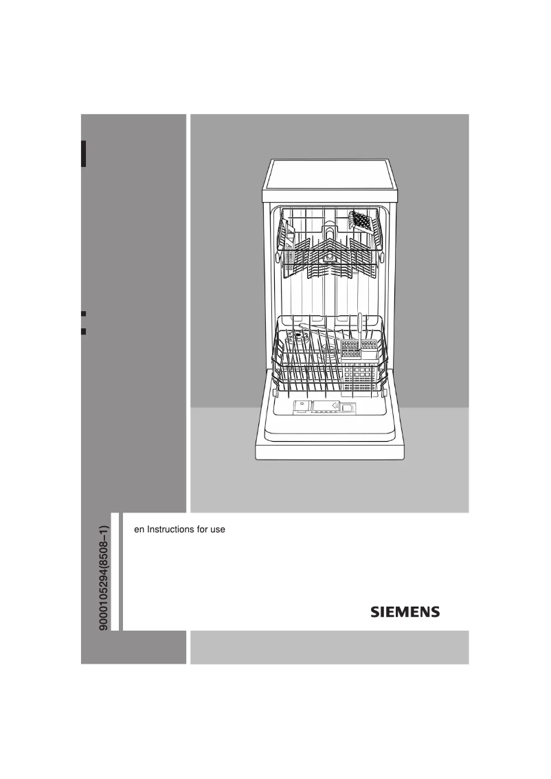 Page n°1 - Manuel utilisateur Siemens SF25E231EU