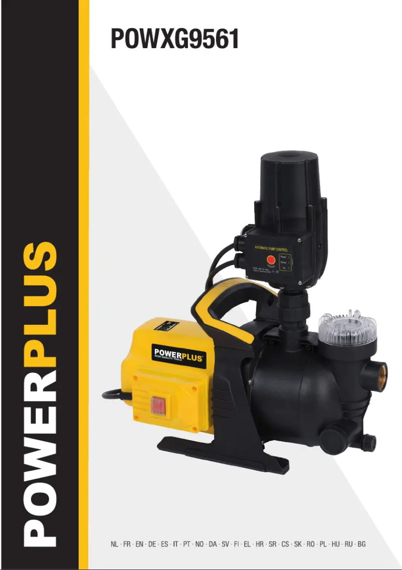 Page n°1 - Manuel utilisateur PowerPlus POWXG9561