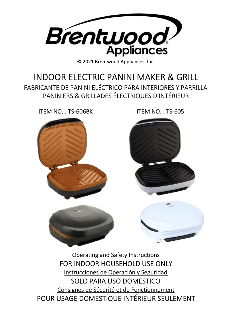 Image de la première page du manuel de l'appareil TS-606BK