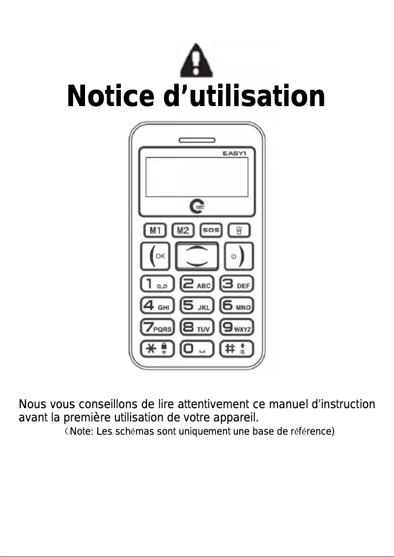 Image de la première page du manuel de l'appareil Easy 1