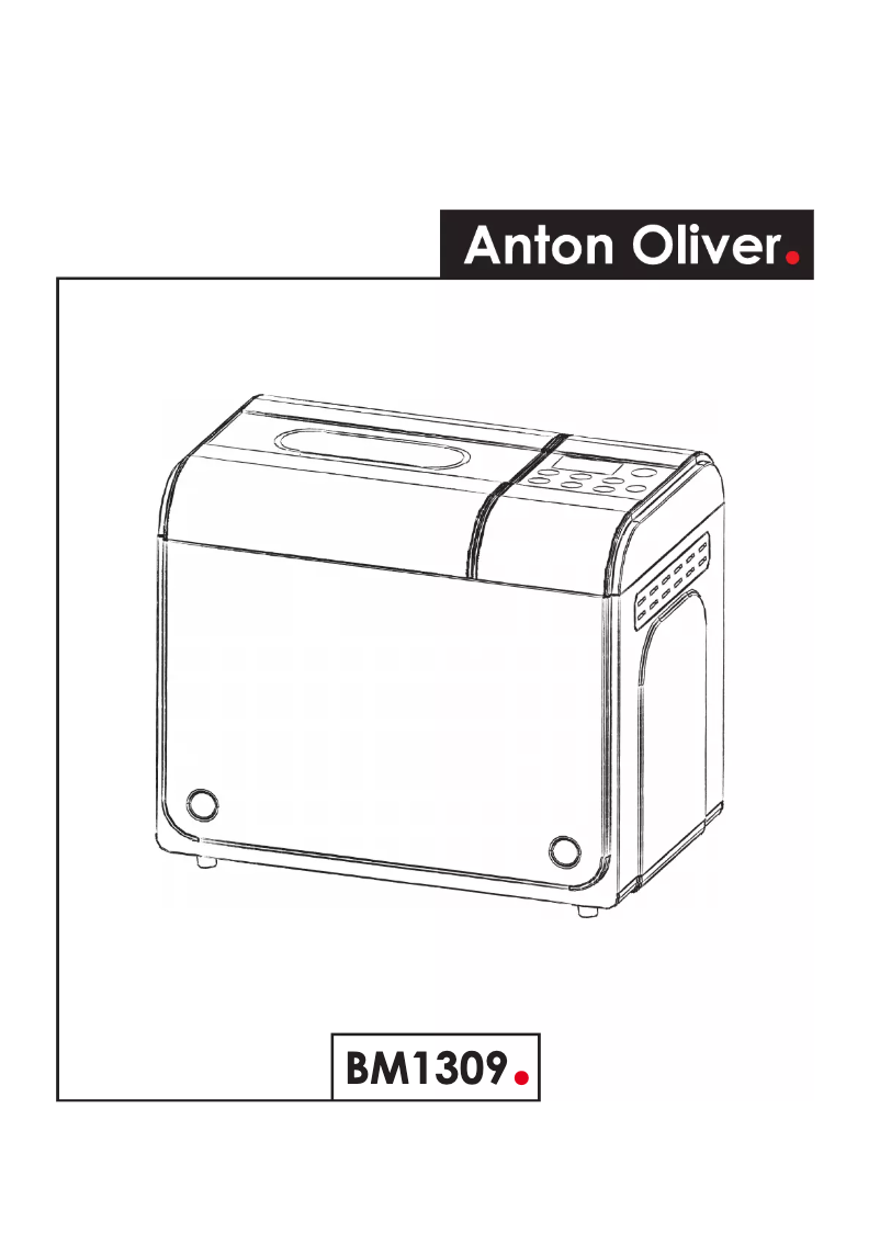 Page n°1 - Manuel utilisateur Anton Oliver BM1309