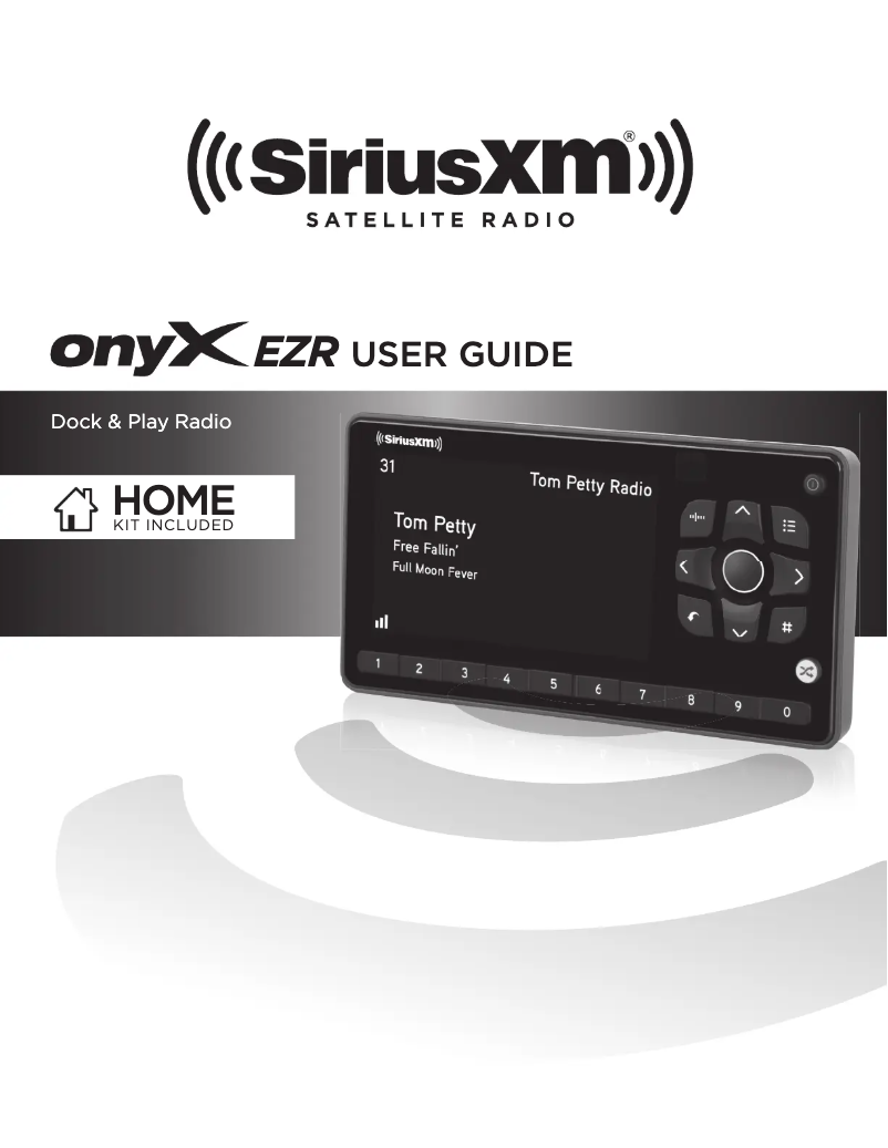 Page n°1 - Manuel utilisateur SiriusXM Onyx EZRSXEZR1H1