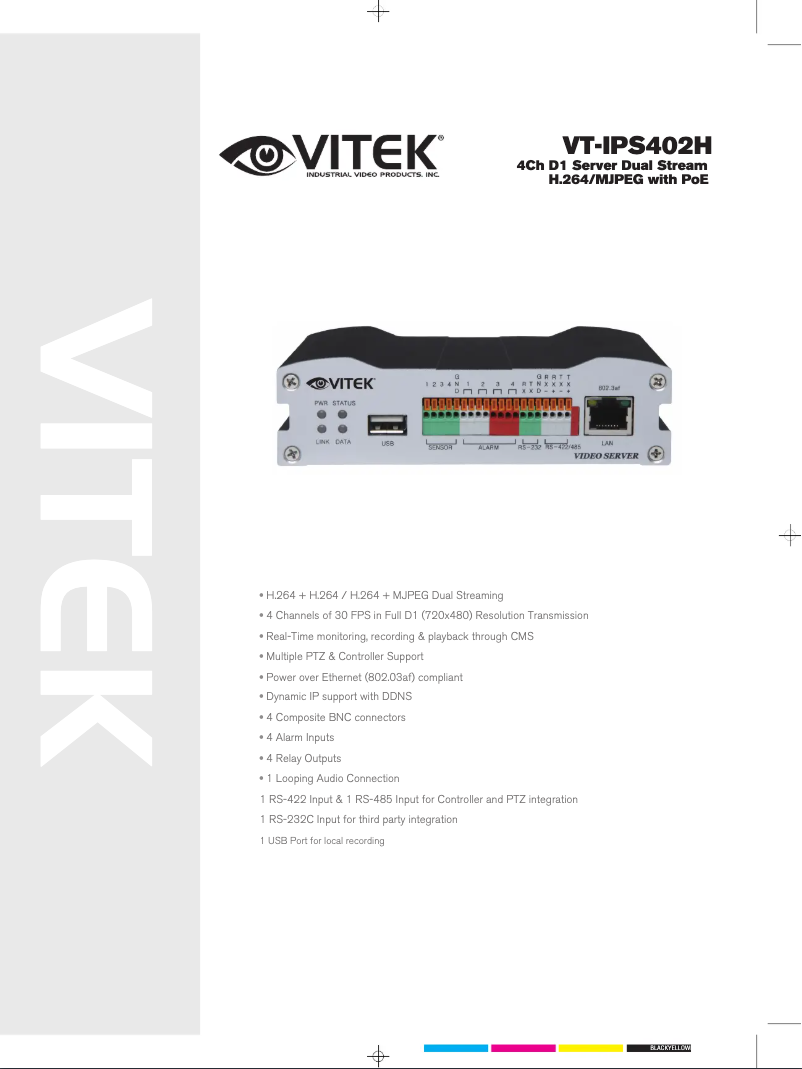 Page n°1 - Manuel utilisateur Vitek VT-IPS402H