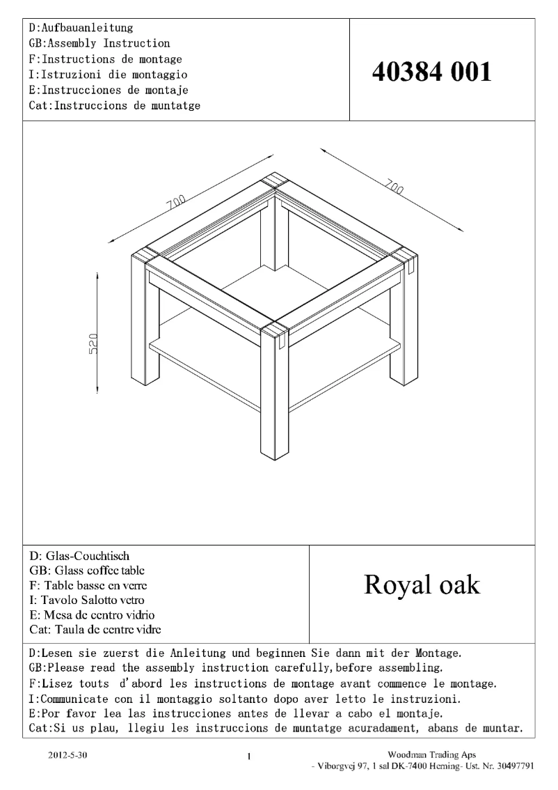 Página 1 del manual Manual de usuario JYSK Svaneke