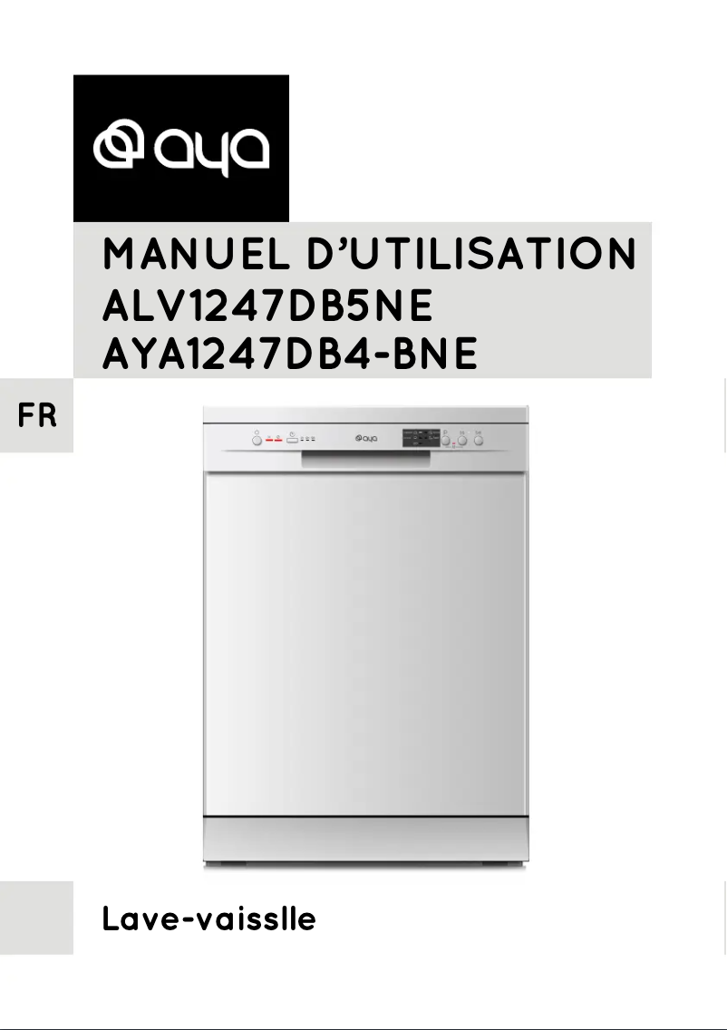 Page 1 de la notice Manuel utilisateur AYA ALV1247DB5NE