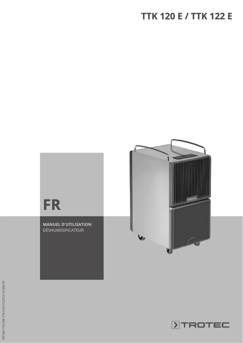 Image de la première page du manuel de l'appareil TTK 122 E