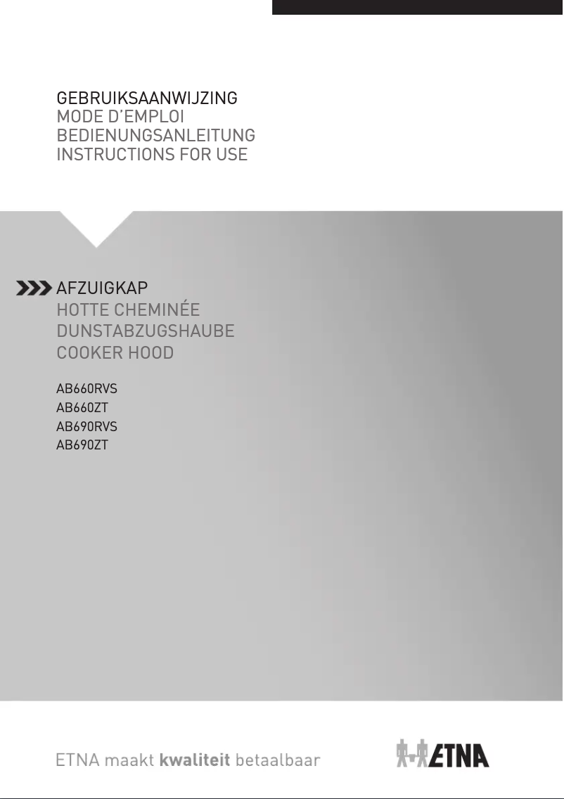 Page 1 de la notice Manuel utilisateur Etna AB660ZT